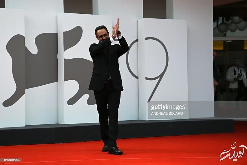 (تصاویر) نوید محمدزاده، دایانا حبیبی و وحید جلیلوند روی فرش قرمز ونیز